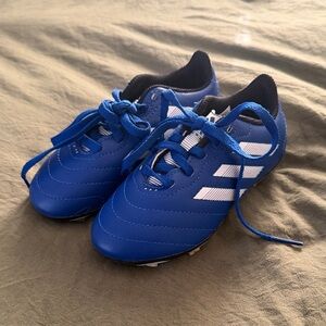 Adidas Kids Blue Soccer Cleats